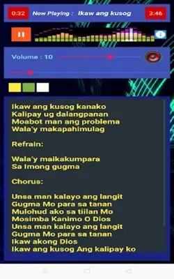 Cebuano Christian Songs with L android App screenshot 1