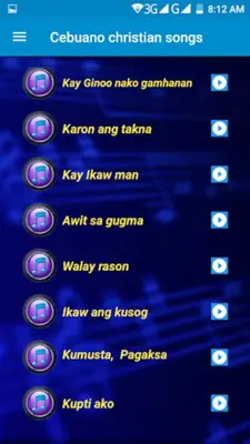 Cebuano Christian Songs with L android App screenshot 2