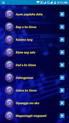 Cebuano Christian Songs with L android App screenshot 3