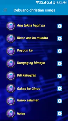 Cebuano Christian Songs with L android App screenshot 4